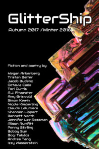 GlitterShip Autumn 2017 / Winter 2018 issue cover.